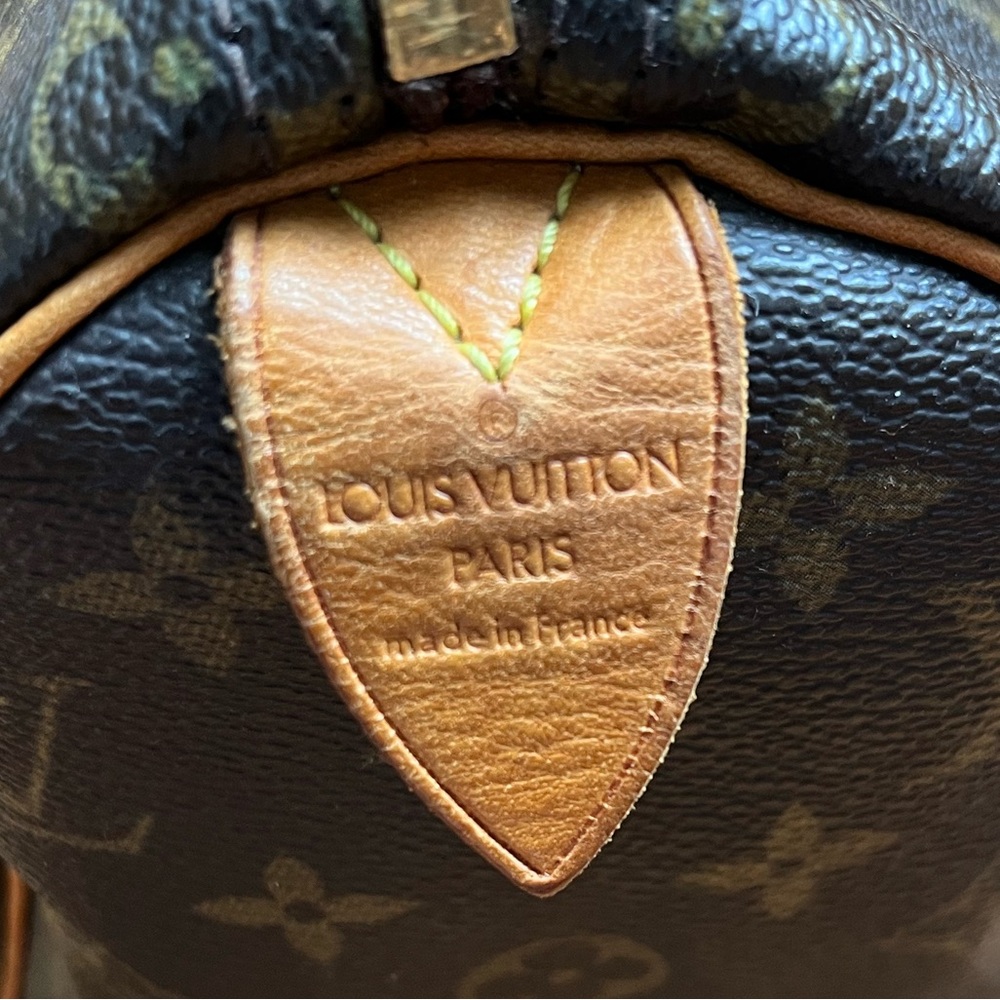 💖100% Authentic Vintage LOUIS VUITTON Monogram Speedy 25 *with FREE Bag Tag - Picture 16 of 16